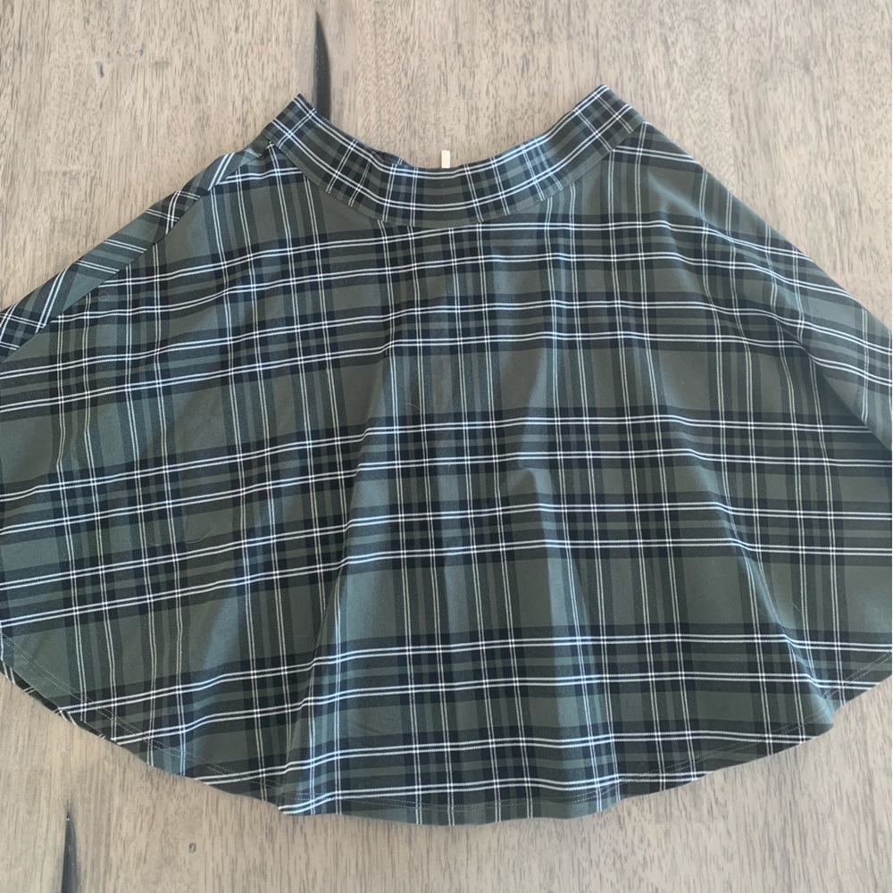 Plaid Mini Skirt